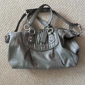 Gray Coach Purse